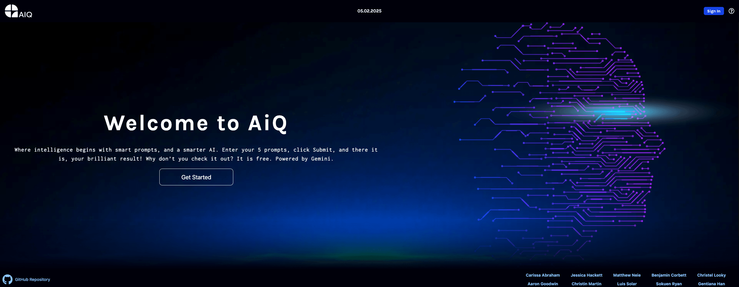 Ben Corbett's AiQ Project